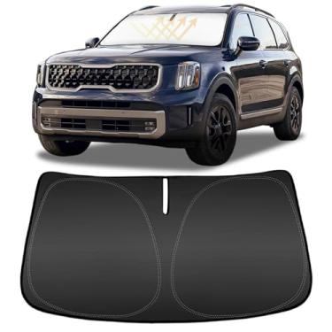 Imagem de Para-sol para velocista para-brisa para-sol ajuste personalizado 2007-2024 Mercedes Benz Sprinter Freightliner carga tripulação passageiro motorhome acessórios protetor de janela frontal protetor de