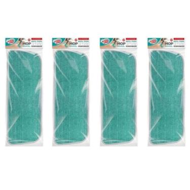 Imagem de Kit 4 Refil MOP Spray e Fit Vassoura Rodo Original Flash Limp RMOP7800