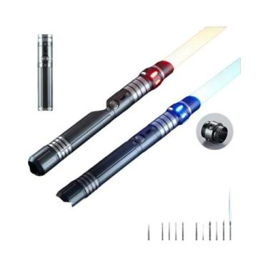 Imagem de Sabre De Luz De Metal De 15 Cores 2 Em 1 Espada Laser Recarregável REi