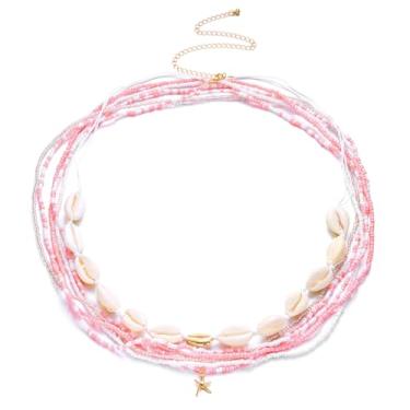 Imagem de Conjunto de correntes de contas de cintura boho coloridas para o verão, corrente de barriga africana, contas elásticas para perda de peso, correntes corporais, joias de biquíni para mulheres