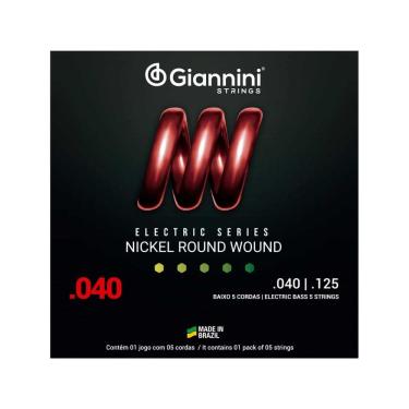 Imagem de Encordoamento Giannini P/contra Baixo Leve 0.040 Geebrl/5