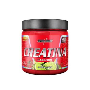Imagem de Creatina Hardcore 350g Monohidratada Pura Integralmedica COM SABOR, Li
