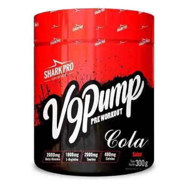 Imagem de PRÉ TREINO V9 PUMP COLA 300G - SHARK PRO-Unissex