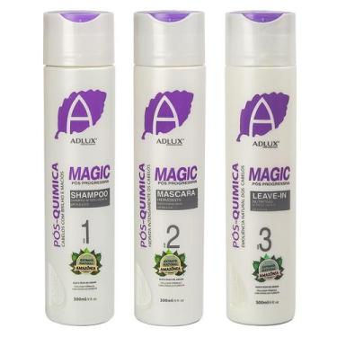 Imagem de Magic Adlux 3 Passos Pós Quimica E Progressiva- Original Nf