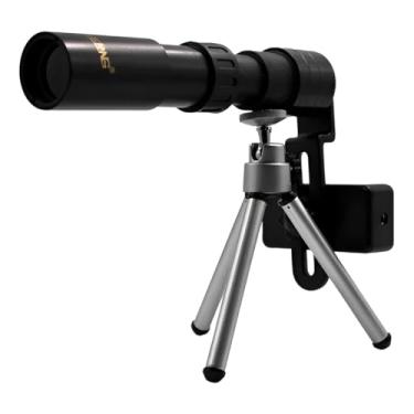 Imagem de Telescópio Monocular Portátil 10-30x40mm Super Zoom com Tripé e Suporte de Celular | BAK4, FMC, Visão Noturna Baixa Luz, Ideal para Observação de Aves, Caça e Esportes ao Ar Livre