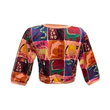 Imagem de Casaco Moletom Fabula Estampa Animalia Menina-Feminino