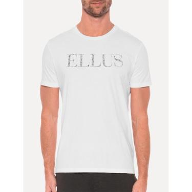 Imagem de Camiseta Ellus Cotton Fine Foil Classic Branca-Masculino
