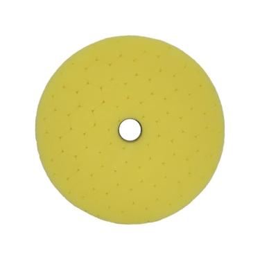 Imagem de BOINA HEX ESPUMA 6" P/ROTO ORBITAL - AMARELA - CORTE MÉDIO