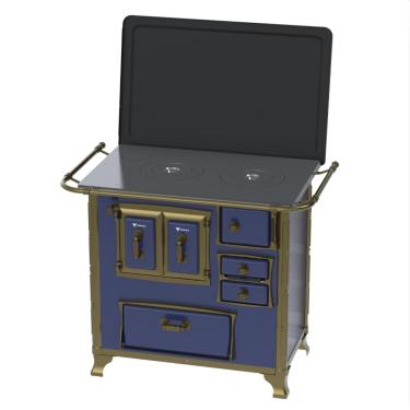 Imagem de Fogao a Lenha Venax GII n 1 Renaissance Azul SE