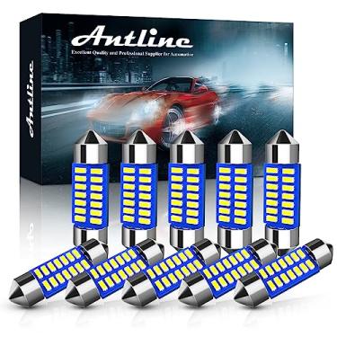 Imagem de Antline DE3175 DE3021 DE3022 3175 31 MM Lâmpada LED branca, Canbus super brilhante, livre de erros, substituições de 12 volts para luzes de viseira de sol espelho de cúpula interior (pacote com 10)