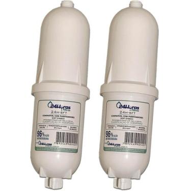 Imagem de Kit 2 Filtro Refil Soft Everest Compatível Vela 2Em1 - 24 Horas Filtro