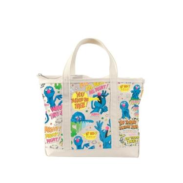 Imagem de Bolsa com zíper The Monster at the End of This Book com bolso interno - Presente oficialmente licenciado da Vila Sésamo para amantes de livros