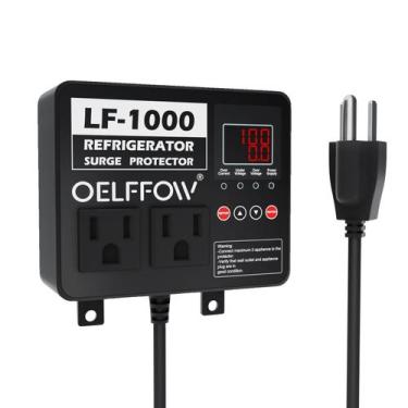 Imagem de Protetor de sobretensão OELFFOW Refrigerador 2 Outlet 16A 110V