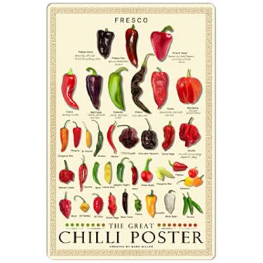 Imagem de Pzecaru Quebra-Cabeças De 1000 Peças Para Adultos - O Grande Pôster Pimentas, Pimentas Frescas, Quebra-Cabeça Gourmet Madeira, Jogos Divertidos, Brinquedos Alívio Do Estresse, Decoração Casa E Sala