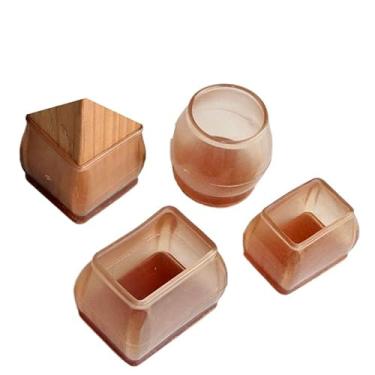 Imagem de Protetor de Silicone e Feltro Para Pé de Cadeira(retangulo-30mm*40mm,4)