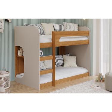 Imagem de Beliche Multifuncional Ema Montessoriana Nature/Off White - Cimol