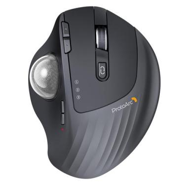 Imagem de Mouse Trackball sem fio ProtoArc EM01NL Bluetooth Silver