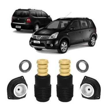 Imagem de Kit Batente Amortecedor Dianteiro Livina 2009 2010 2011 12 - Qualykits