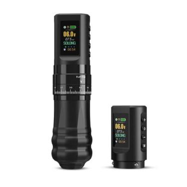 Imagem de Caneta De Tatuagem Sem Fio Com Curso Ajustável E Display LED Digital P