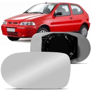 Imagem de Par lente retrovisor palio/uno fire 2001 a 2003 com base - BLAWER, Dir
