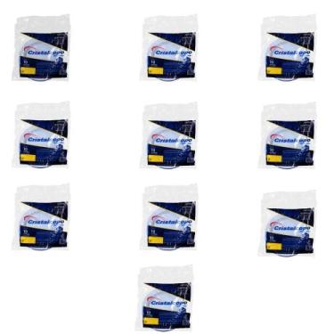 Imagem de Kit de Prato Raso 15cm para Sobremesa Cristalcopo 10 Pacotes com 10 un