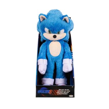 Imagem de Pelúcia Deluxe Do Sonic De 33Cm - Sonic 3: O Filme