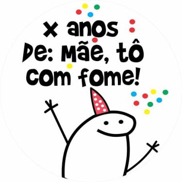 Imagem de Painel de Lona Aniversário Bento Flork Tô com Fome Personalizável - Fa