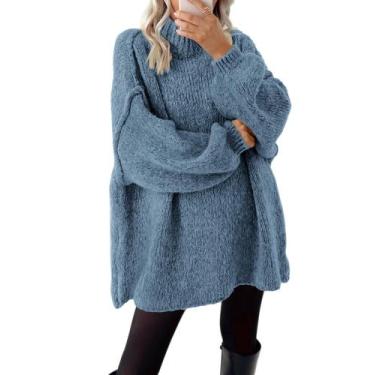 Imagem de Suéter de pulôver BTFBM feminino 2024 outono/inverno, de tamanho grand