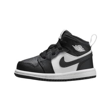 Imagem de Nike Tênis Jordan 1 Mid Para Bebê/Criança Pequena (Dq8425-010, Preto/Branco Summit/Off Noir) Tamanho 8