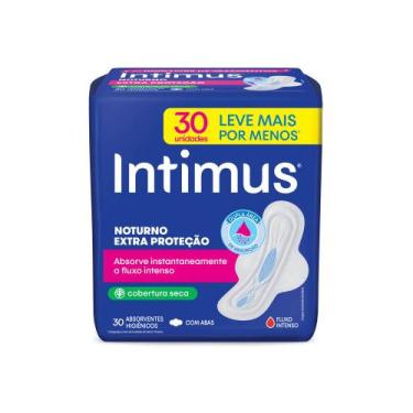 Imagem de Absorvente Intimus com Abas Noturno Seca Lv+ Pg- c/30un