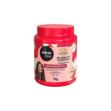 Imagem de Creme para Pentear Salon Line SOS Cachos Recarga De Queratina 1kg