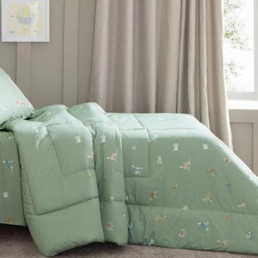 Imagem de Edredom Solteiro Percal 200 Fios Kacyumara Vida Bela Toby