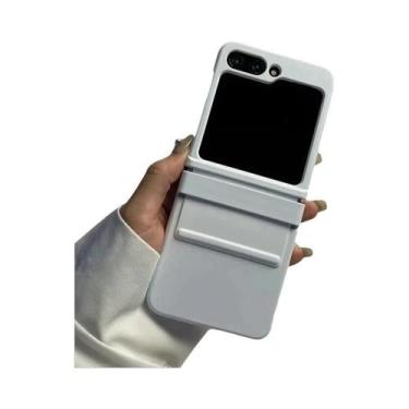 Imagem de Capa De Telefone Samsung Z Flip 6 5 4 3 Luxuosa Em Silicone Com Alça E