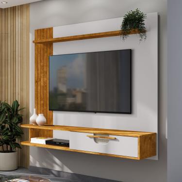 Imagem de Painel Suspenso Para Tv Até 65 Polegadas Zeus Naturalle Off White