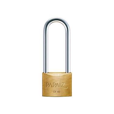 Imagem de Cadeado Papaiz Haste Longa 45-70mm Em Aço Inox, Zamac, Latão E Aço Carbono