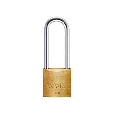 Imagem de Cadeado Papaiz Haste Longa 30-50mm Em Aço Inox, Zamac, Latão E Aço Carbono