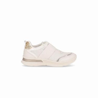 Imagem de Tênis Energy Anabela Médio Off White com Ouro - Piccadilly, 35