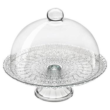 Imagem de Porta bolo vidro red.c/tp e pe1710 32cm - VITAZZA