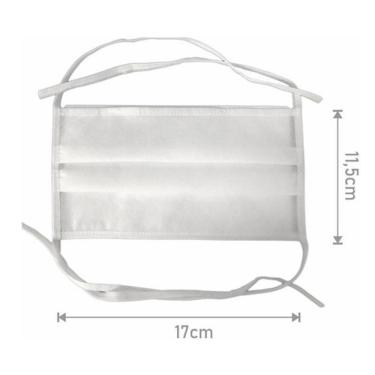 Imagem de Mascara Descar Tnt Dulpla 20 Pecas Lavavel De Tiras Kit Unic