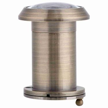 Imagem de Xixian Visualizador de Portas de 220 Graus de Grande Angular, Vista Clara, Material de Cobre, Lente de Alta Tecnologia, Espessura da Tampa de 1,5 Mm, Ajuste para a Porta de (Bronze)