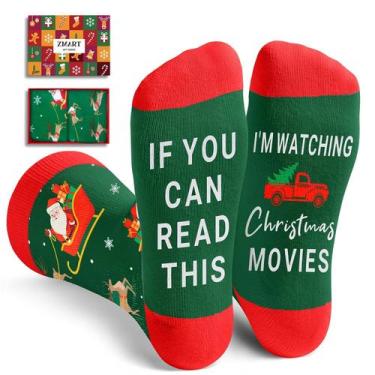 Imagem de Meias de Natal Zmart Funny for Men, estampa de filme de Natal