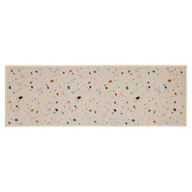 Imagem de Edantex, Passadeira Cozinha Antiderrapante Clean 28 Bege 0,40X1,20M