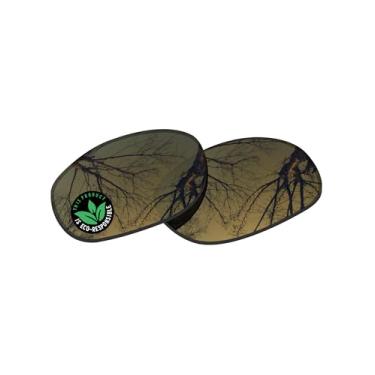 Imagem de Raydi Lentes de reposição de policarbonato para óculos de sol quadrados RayBan RB4033 60 mm - Bronze Dourado espelhado - Polarizado