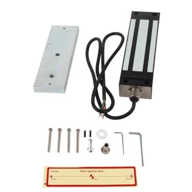 Imagem de Trava eletromagnética, resistente, 500 kg, força de retenção de aço inoxidável, 6 fios, sistema de controle de acesso para edifícios comerciais e escritórios