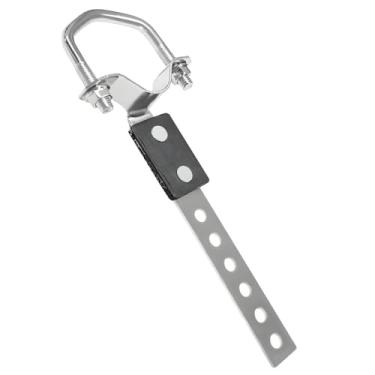 Imagem de Cabides de escape resistentes, suporte universal de tubo de escape para a maioria dos sistemas de exaustão de caminhões de carro, cabide giratório flexível, cabide de tubo traseiro, serve para tubos