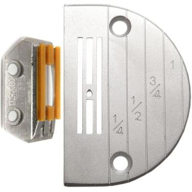 Imagem de Chapa Agulha 4 Carreira Leve Dente Emborrachado Reta Industr - Evolver