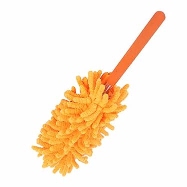 Imagem de Zhjvihx Espanador, Removedor de Poeira Removível, Design Telescópico, Durável, Leve, Alça de Aço Inoxidável, Escova de pó, Lavável para Limpeza de Ventilador de Teto