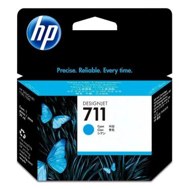 Imagem de Cartucho De Tinta Hp 711 Ciano Pluk 29Ml Cz130Ab