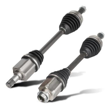 Imagem de Conjunto de eixo CV dianteiro esquerdo e direito serve para Honda CR-V 2.4 2.4L 2002 2003 2004 2005 2006, 1 par de conjunto de eixo CV do lado do passageiro do motorista, substituir para 66-4206 66