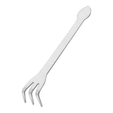 Imagem de Generic Ancinho de bonsai, ancinho de raiz com pá, cultivador portátil, ferramenta para soltar o solo, ferramenta para árvores de bonsai para canteiros de, 24cmx3cm